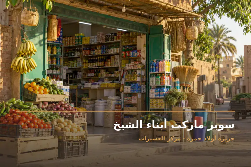 صورة تعبيرية مخصصة عن سوبر ماركت وبقالة - سوبر ماركت أبناء الشيخ