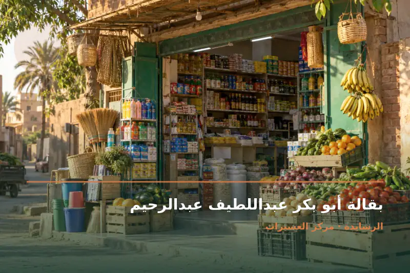 صورة تعبيرية مخصصة عن بقالة - بقالة أبو بكر عبداللطيف عبدالرحيم