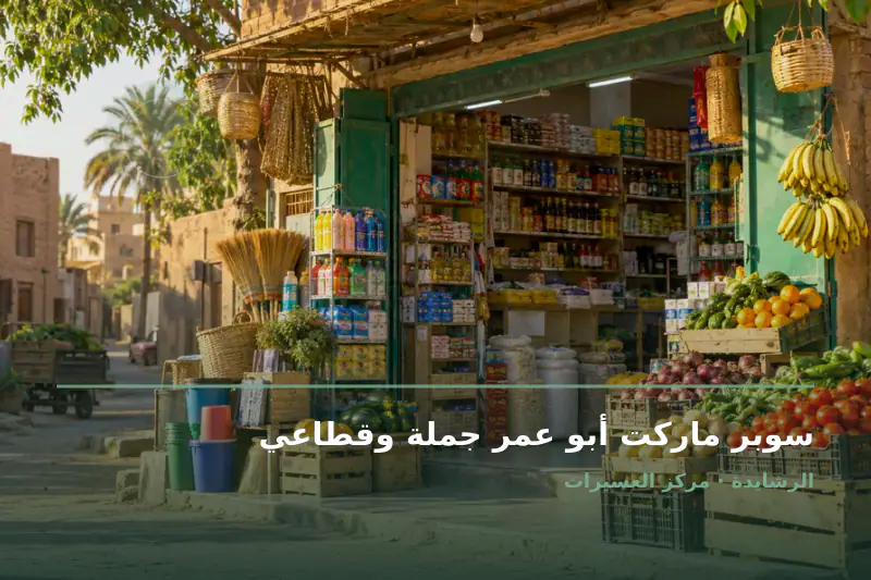 صورة تعبيرية مخصصة عن سوبر ماركت وبقالة - سوبر ماركت أبو عمر جملة وقطاعي