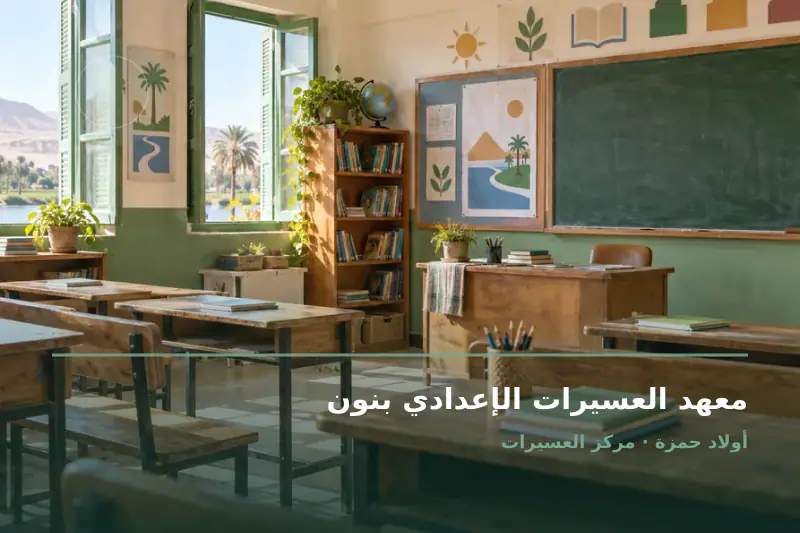 صورة تعبيرية مخصصة عن معهد أزهري - معهد العسيرات الإعدادي بنون