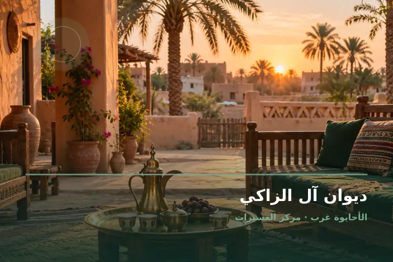 صورة تعبيرية مخصصة عن ديوان ومجلس عائلي - ديوان آل الزاكي