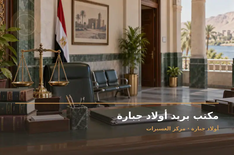 صورة تعبيرية مخصصة عن مكتب بريد - مكتب بريد أولاد جبارة