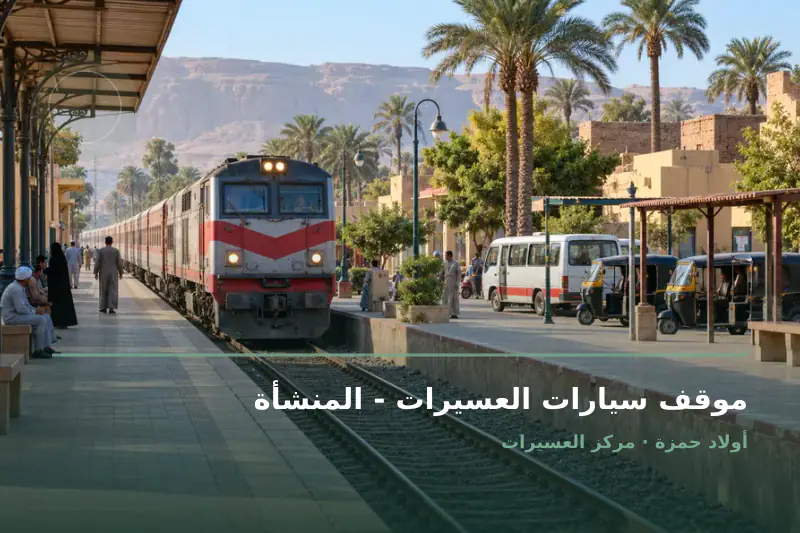 صورة تعبيرية مخصصة عن مواصلات - موقف سيارات وميكروباص - موقف سيارات العسيرات - المنشأة