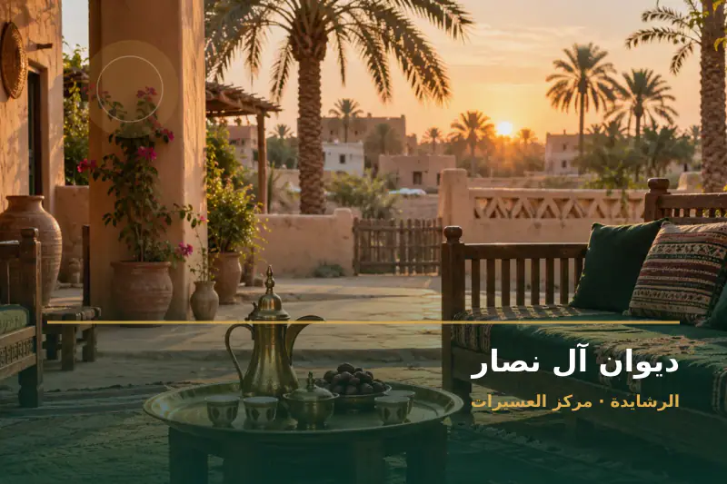 صورة تعبيرية مخصصة عن ديوان ومجلس عائلي - ديوان آل نصار