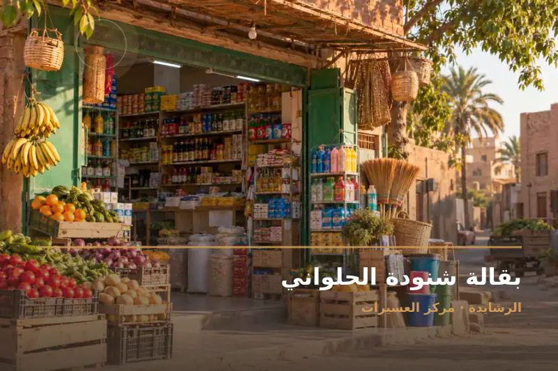 صورة تعبيرية مخصصة عن بقالة - بقالة شنودة الحلواني