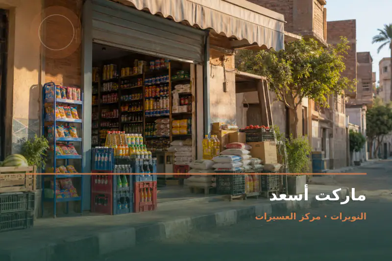 صورة تعبيرية مخصصة عن سوبر ماركت - ماركت أسعد
