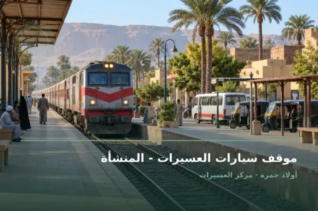 صورة تعبيرية مخصصة عن مواصلات - موقف سيارات وميكروباص - موقف سيارات العسيرات - المنشأة