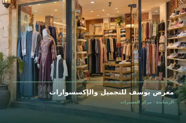 صورة تعبيرية مخصصة عن مستحضرات تجميل وإكسسوارات - معرض يوسف للتجميل والإكسسوارات