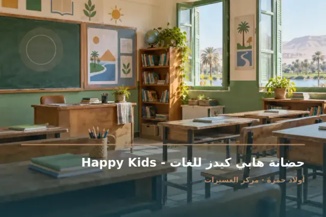 صورة تعبيرية مخصصة عن حضانة ورياض أطفال ولغات - Happy Kids - حضانة هابي كيدز للغات