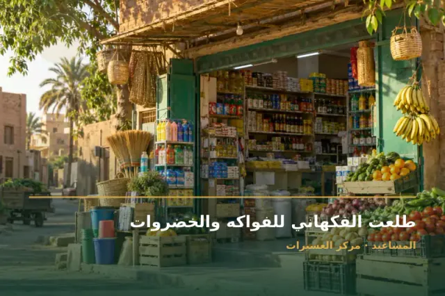صورة تعبيرية مخصصة عن محل فواكه - طلعت الفكهاني للفواكه والخضروات
