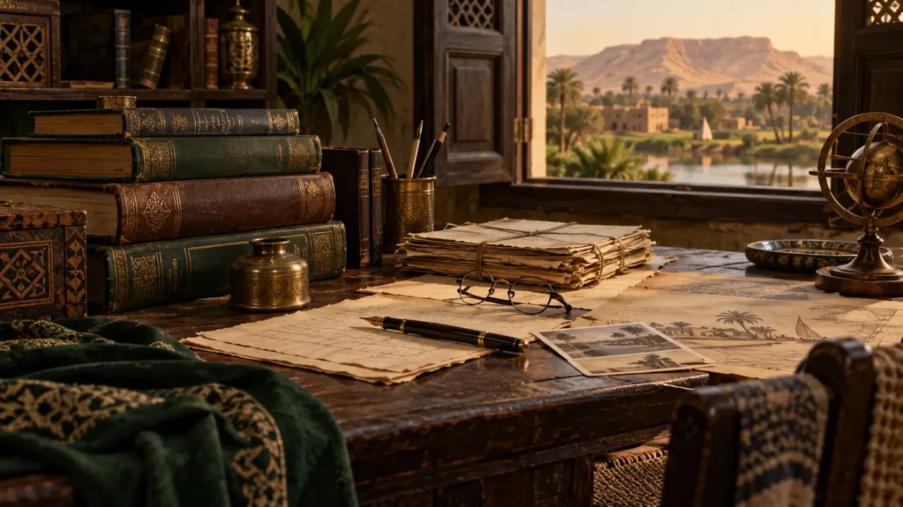 صورة تعبيرية للكتب والوثائق المرتبطة بأعلام العسيرات