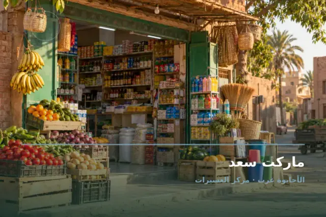 صورة تعبيرية مخصصة عن سوبر ماركت - ماركت سعد