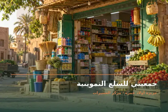 صورة تعبيرية مخصصة عن منفذ سلع تموينية وبقالة - جمعيتي للسلع التموينية