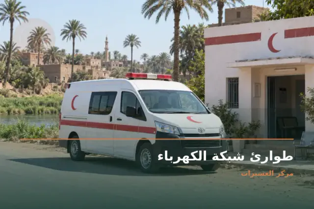 صورة تعبيرية مخصصة عن مرافق - طوارئ شبكة الكهرباء