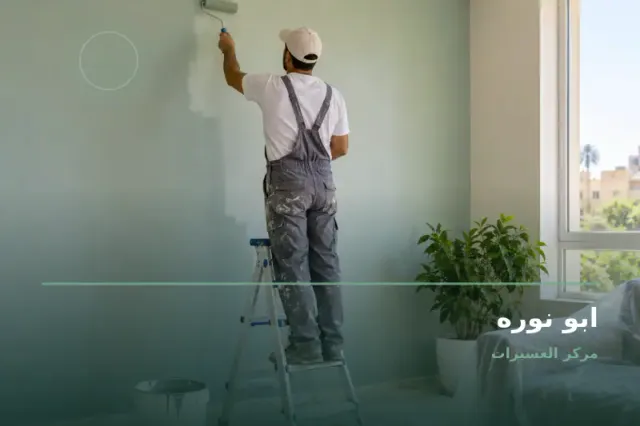 صورة تعبيرية مخصصة عن الدهانات والديكور - ابو نوره