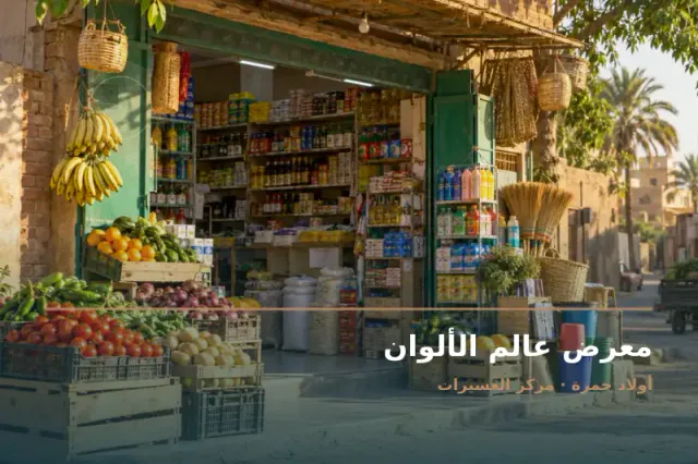 صورة تعبيرية مخصصة عن معرض تجاري - معرض عالم الألوان