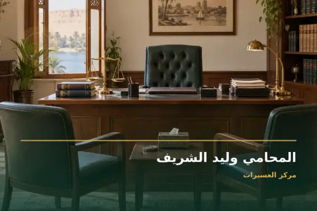 صورة تعبيرية مخصصة عن استشارات قانونية وقضايا عامة - المحامي وليد الشريف