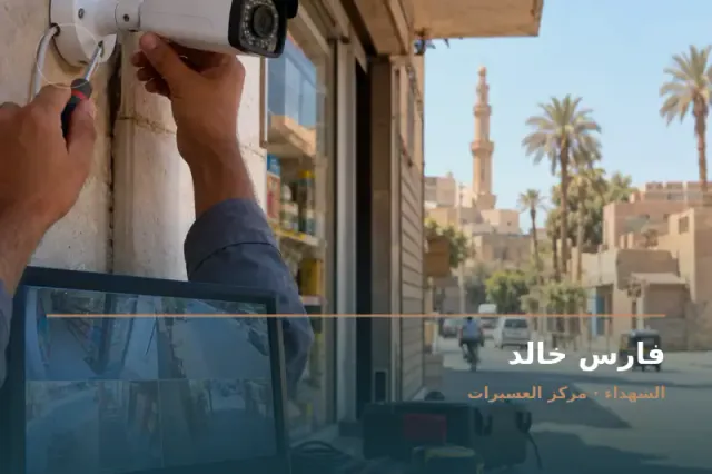 صورة تعبيرية مخصصة عن فني تركيب وصيانة كاميرات المراقبه - فارس خالد