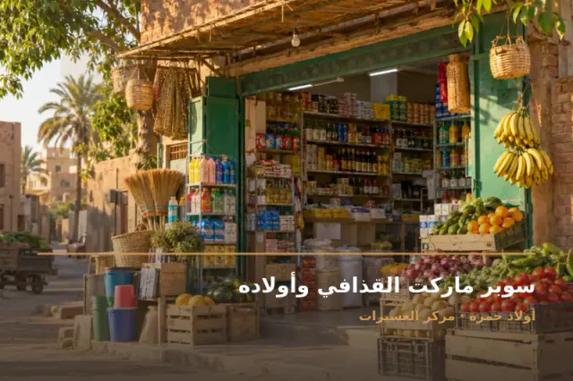 صورة تعبيرية مخصصة عن سوبر ماركت - سوبر ماركت القذافي وأولاده