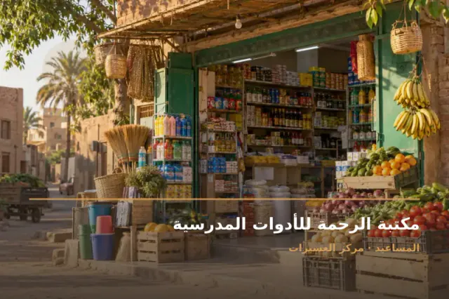 صورة تعبيرية مخصصة عن أدوات مدرسية ومكتبية - مكتبة الرحمة للأدوات المدرسية