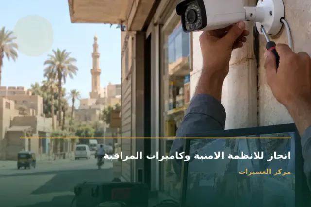 صورة تعبيرية مخصصة عن انظمه امنيه وكاميرات مراقبة - انجاز للانظمة الامنية وكاميرات المراقبة