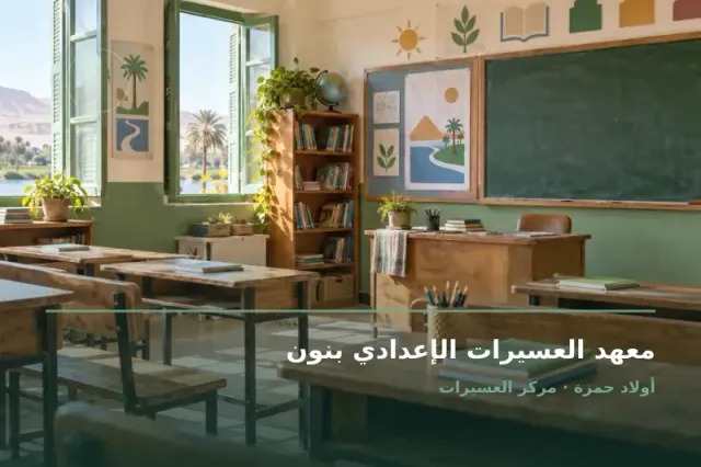 صورة تعبيرية مخصصة عن معهد أزهري - معهد العسيرات الإعدادي بنون