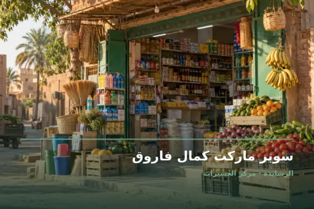 صورة تعبيرية مخصصة عن سوبر ماركت وبقالة - سوبر ماركت كمال فاروق