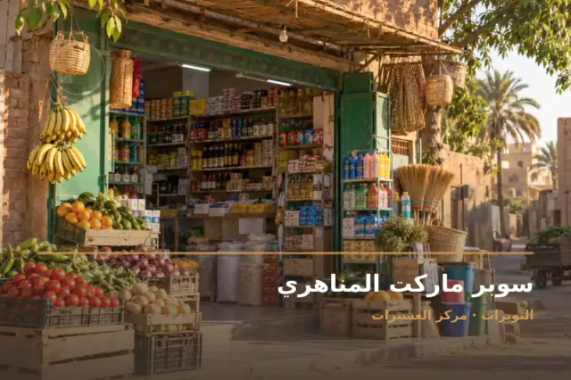 صورة تعبيرية مخصصة عن سوبر ماركت - سوبر ماركت المناهري