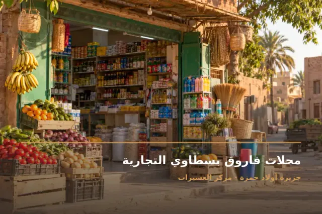 صورة تعبيرية مخصصة عن سوق ومتجر تجاري - محلات فاروق بسطاوي التجارية